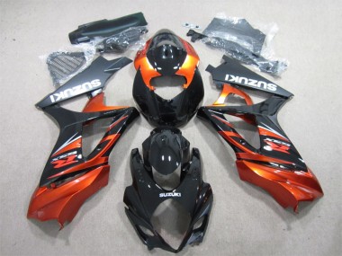 ABS Moto Plásticos GSXR 1000 K7 2007-2008 - Negro Naranja