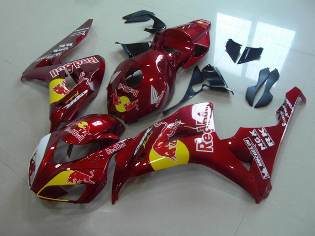 Carenado Moto CBR 1000 RR 2006-2007 - Caramelo Rojo Red Bull