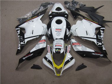 Carenado Moto CBR 600 RR 2009-2012 - Blanco Negro RIZOMA