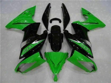 Carenado Moto & Plástico EX650 2006-2008 - Verde Negro