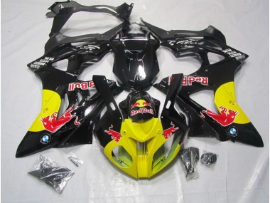 Carenado Moto S1000RR 2009-2014 - Amarillo Negro RedBull