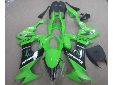 Carenado Moto ZX10R 2008-2010 - Verde Negro Monster