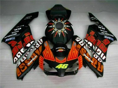 Carenado & Plástico Moto CBR 1000 RR 2004-2005 - Negro Naranja