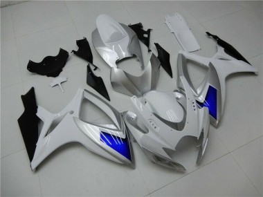 Kit Carenado ABS Completo GSXR 600 / 750 K6 2006-2007 - Blanco Azul