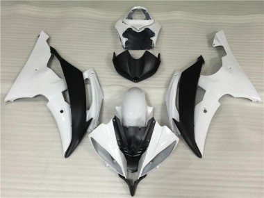 Kits Carenado Moto R6 2008-2016 - Blanco Negro